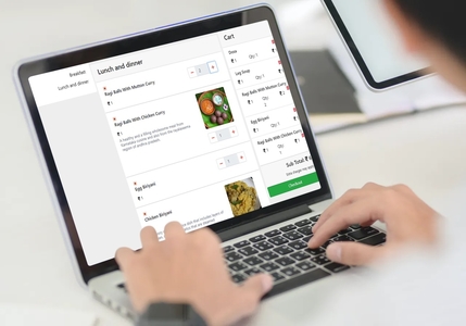 SpeQue POS integrated Online Ordering Website